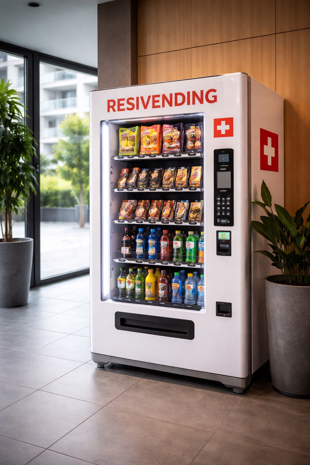 Distributeur automatique en Suisse